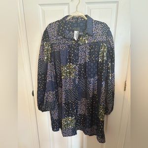 Floral shirt dress NEW WITH TAG